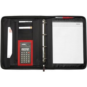 Conference folder approx. A4 with notebook and calculator
