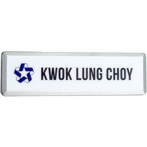 Excel Personalised Metal Name Badge