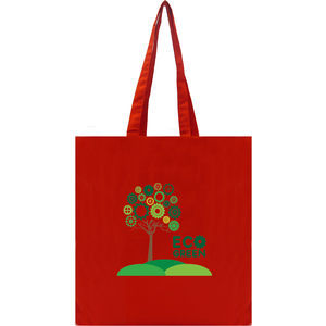 5oz Premium Dyed Cotton Shopper Bag in Red