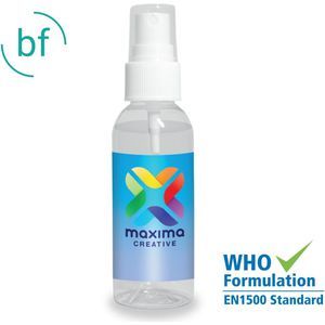 Hand Sanitiser (Coloured) 50ml Atomiser (Generic Label)
