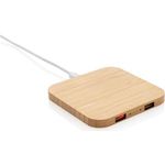 XD Collection Bamboo 10W Wireless Charger With USB