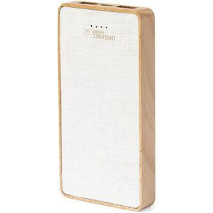 Hemp Wireless Power Bank 8000 Mah Wireless Charger 10W