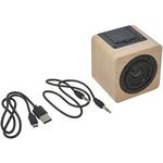 Wooden wireless speaker 3W (7.7x7.7x5.9 cm)