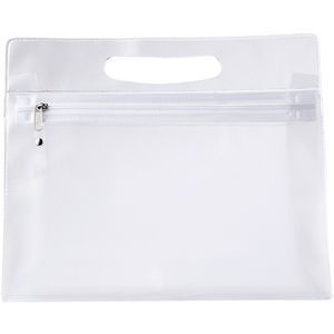 Frosted cosmetic bag