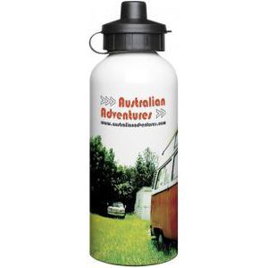 Aluminium 600ml White Drink Bottle