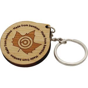 Bamboo Keyring (50mm)