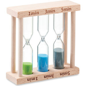 Set Of 3 Wooden Sand Timer