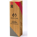 18cm x 6cm x 6cm Beech Square Column Award