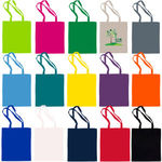 5oz Hot Pink Cotton Shopper Bag with long handles