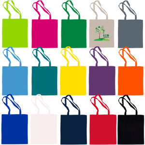 5oz Hot Pink Cotton Shopper Bag with long handles