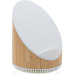 XD Xclusive Ovate Bamboo 5W Speaker With 15W Wireless Charger