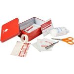 First aid kit in tin