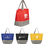 London - Shopping Tote Bag with Grey Trim