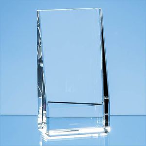 12.5cm Optical Crystal Vertical Slope Award