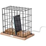 Storage compartment for mobile phones cage