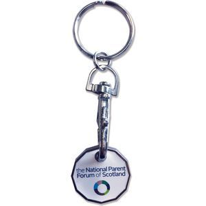 Trolley Coin Keyring - Printed