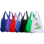 Royal Blue Polyester Foldable Bag in a Bag
