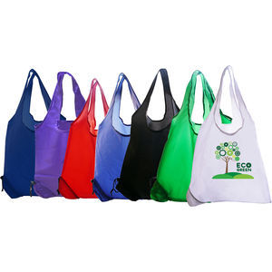 Purple Polyester Foldable Bag in a Bag