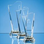 26cm Optical Crystal Golden Torch Award