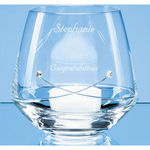 9cm Diamante Tealight Holder with Kiss Cut Design