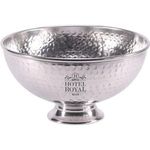 Dimpled Silver Punch Bowl - 250mm