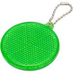 Round Hard reflective Keyrings