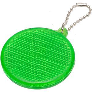 Round Hard reflective Keyrings