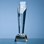 28cm Optical Crystal Hexagon Column Award