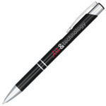 Bullet Moneta anodized aluminium click ballpoint pen