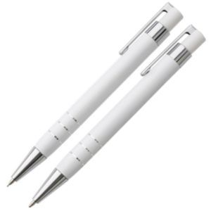 Writing set ball pen and mechanical pencil - PU Aluminium ABS