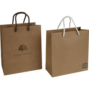 Luxury Recyclable Brown Paper Carrier Bag