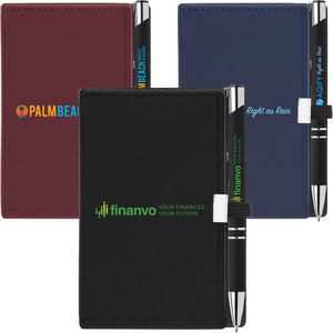 Note Caddy & Tres-Chic Pen Gift Set