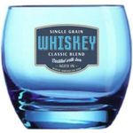 Salto Ice Blue Old Fashioned Glass Tumbler (320ml/11.3oz)