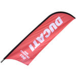 Small Winder Feather Flag Banner With Car Base