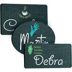 Reusable Bamboo Blackboard Name Badges