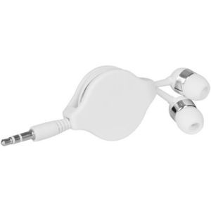 Retractable earphones (4.5x3.1x1.1 cm)