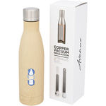 Avenue Vasa 500 ml wood-look copper vacuum insulated bottle