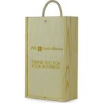 Personalised Double Wooden Gift Box