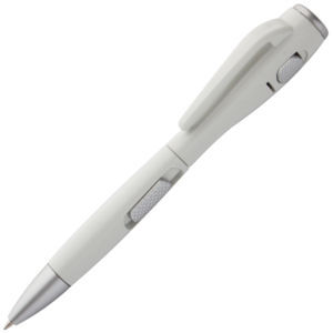 Senter ballpoint pen with flashlight