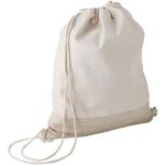 Cotton drawstring bag- Cotton Jute.