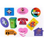 Fridge magnets - 85mm x 54mm - 0.5mm overall