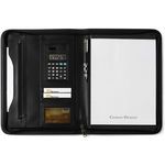 Charles Dickens conference folder approx. A4 with notebook and calculator
