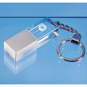 4GB Optical Crystal Memory Stick Keyring