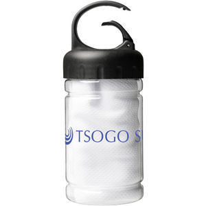Bullet Remy cooling towel in PET container