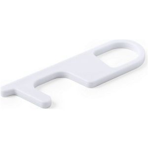 Antibacterial anti-contact holder for door opening and contactless use of public usage surfaces