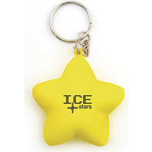 Stress Star Keyring