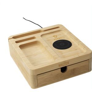 Walter Bamboo Big Dock 15W Organizer And Charge