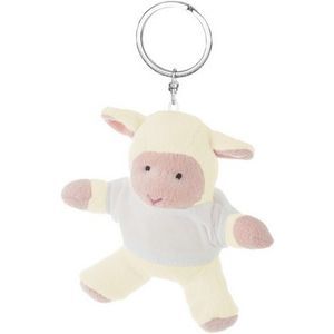 Plush sheep keyring Kally