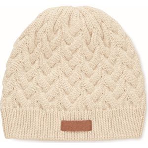 Cable Knit Beanie In RPET
