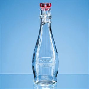 0.355ltr Round Red Cap Swing Top Bottle